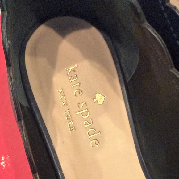 Kate Spade Navy Blue Eleni Flex Leather Women's Flats - Picture 4 of 8